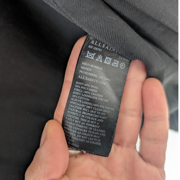 All Saints Bomber Jacket - Picture 2 of 2